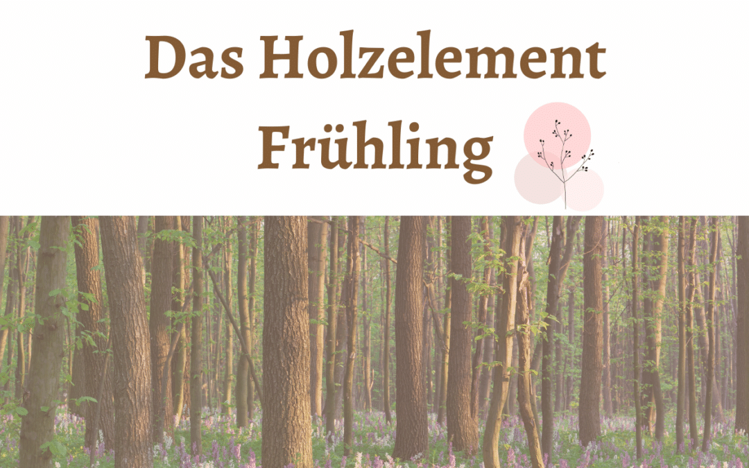 Das Holzelement Frühling