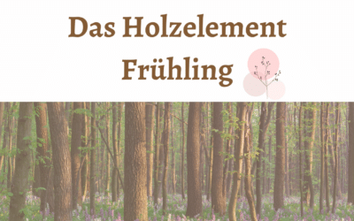 Das Holzelement Frühling